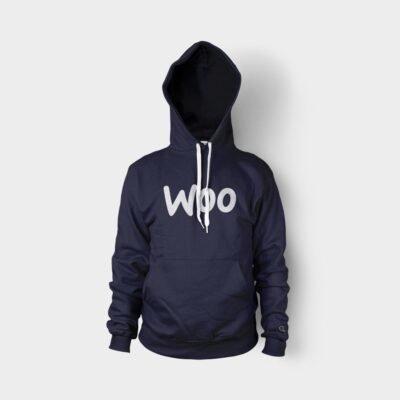 Woo Logo Hoody Black